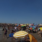 Crowded beach madness Crowded beach madness