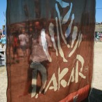 Me behind Dakar flag Me behind Dakar flag